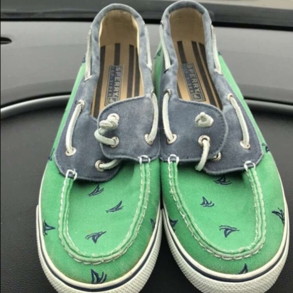 Green and Blue Sperry